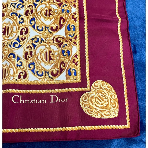 Dior Accessories - Christian Dior Vintage Silk Scarf🧣 💯% Authentic